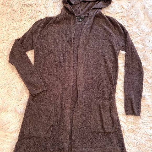 Barefoot Dreams Cozychic Lite Hooded Sweater - XS - Picture 7 of 10